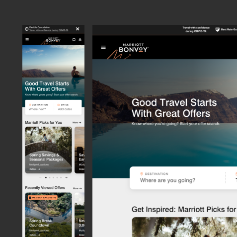 Marriott Offers Landing Page